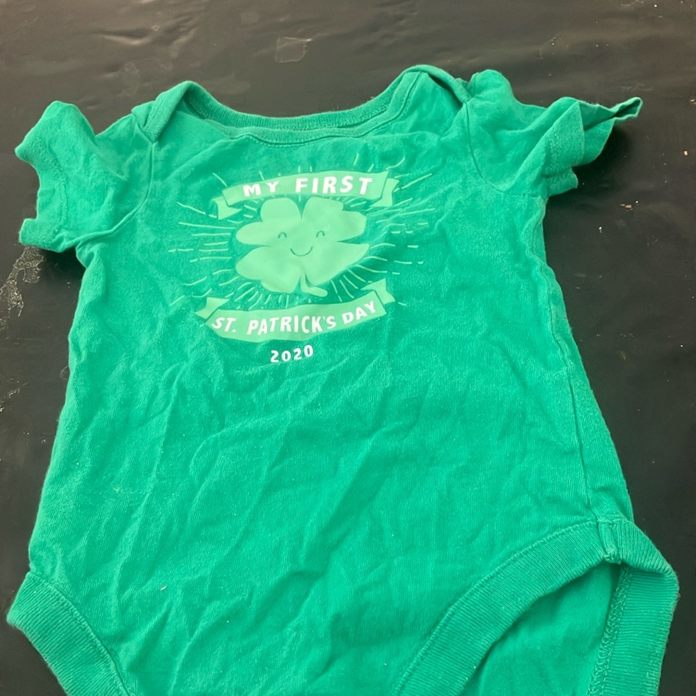 St Patrick’s day 2020 infant one piece 6-9 months